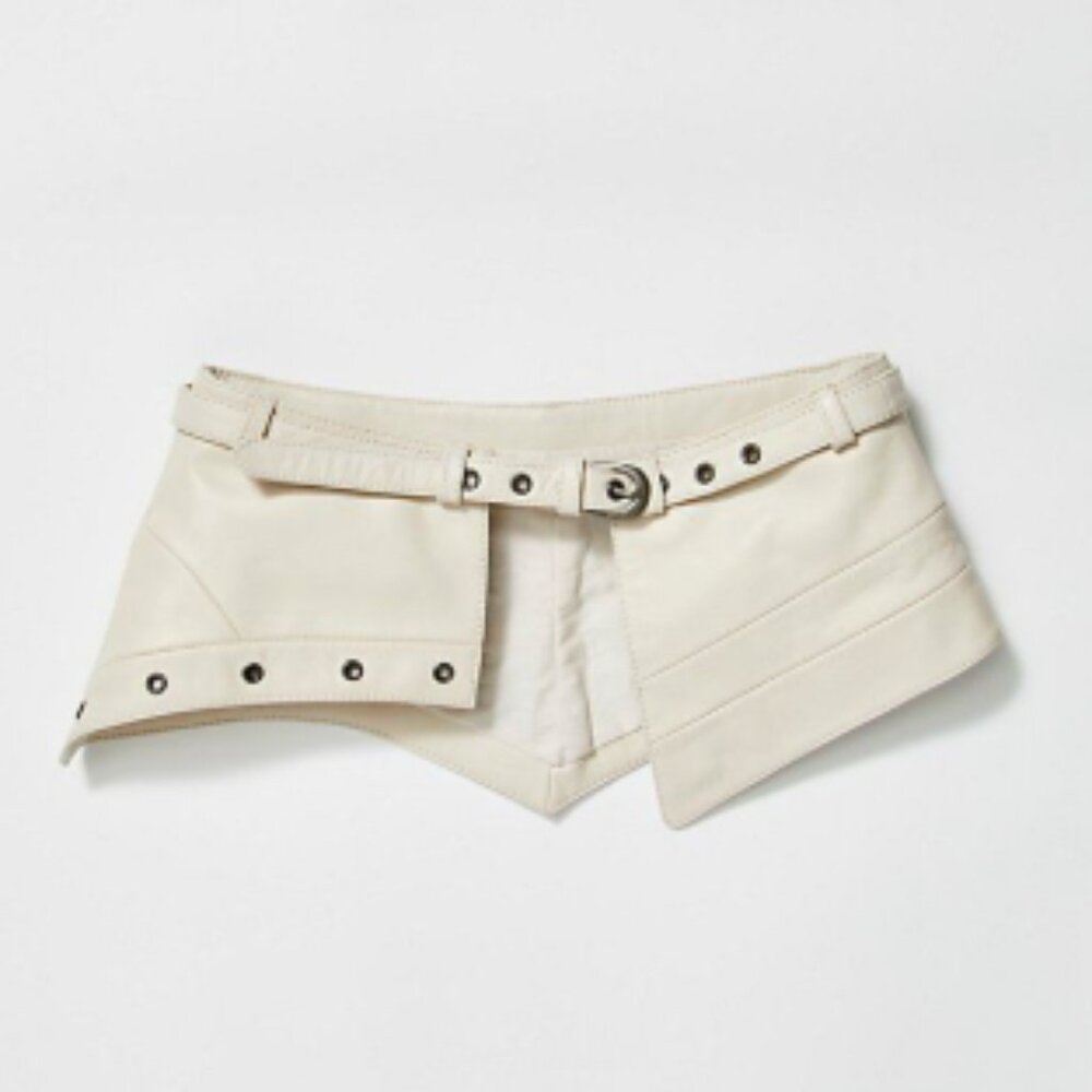 Free People Daytona Leather Skirt Belt
